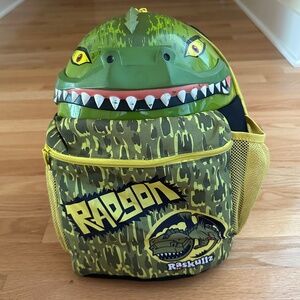 Raskullz Radgon Green Dinosaur Kids Backpack